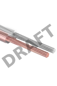 Rexant 01-6308 Кабель акустический, 2х2.50 мм2, прозрачный SILICON, 100 м.  