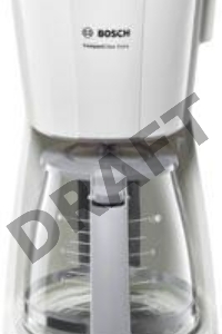 Кофеварка капельная Bosch TKA3A031 1100Вт белый