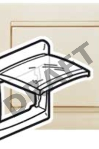 Аксессуары LEGRAND 774350 Рамка 1 пост, влагозащищенная, IP44, слоновая кость, Valena