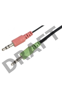 Гарнитура Oklick HS-M137V черный 1.8м мониторы оголовье