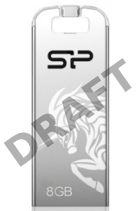 Флеш Диск Silicon Power 8Gb Touch T03 SP008GBUF2T03V1F USB2.0 серебристый