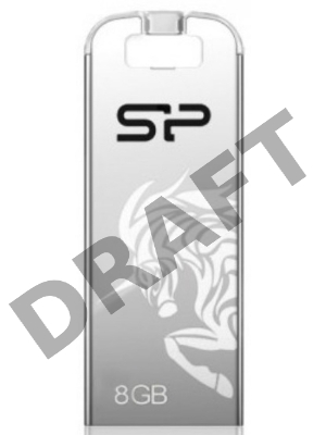 Флеш Диск Silicon Power 8Gb Touch T03 SP008GBUF2T03V1F USB2.0 серебристый