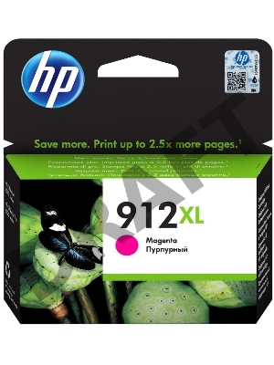 Картридж струйный HP 912 3YL82AE пурпурный (825стр.) для HP OfficeJet 801x/802x