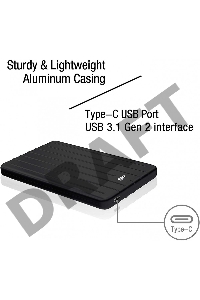 Накопитель External SSD Silicon Power 1.0Tb Bolt B75 Pro <SP010TBPSD75PSCK> (USB 3.1 Gen2 Type C, 520/450Mbs, противоударный MIL-STD 810G, 124х82х12mm, 85g) Black