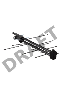 ТB антенна наружная для цифрового телевидения DVB-T2, RX-421 REXANT