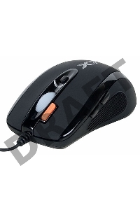 Мышь A4Tech X-718BK (черный) USB, 6+1 кл.-кн., 3200 dpi,проводная