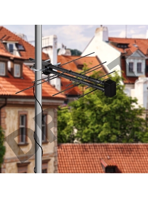 ТB антенна наружная для цифрового телевидения DVB-T2, RX-421 REXANT