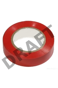 Изолента Iek UIZ-20-10-K04 0,18х19 мм красная 20 метров ИЭК