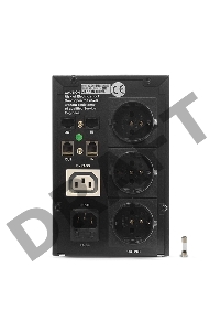 Источник бесперебойного питания CROWN Line Intractive CMU-SP800EURO USB 800VA\480W, корпус металл, 1x12V/9AH, розетки 4*EURO+1*IEC bybass, трансформатор AVR 140-290V, cъёмный кабель 1.2 м, порт RJ11/45, порт USB, защита: от перегрузки, от КЗ, от скачков н