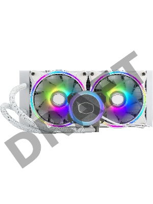 Система охлаждения Cooler Master ML240 ILLUSION White Edition 27mm wide radiator,120mm ARGB Gen2 fan*2,Pump ARGB Gen 2 LED
