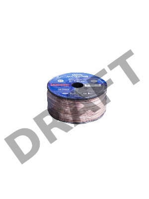 Кабель акустический 2х0,35 мм? прозрачный BLUELINE (бухта 100 м) | 01-6202-3 | REXANT