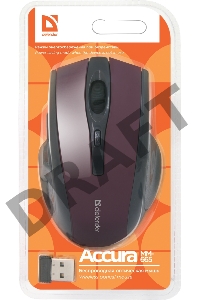 Мышь USB OPTICAL WRL DEFENDER ACCURA MM-665 RED (52668)
