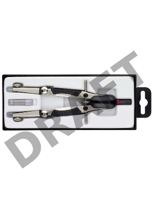 Циркуль Rotring Compact Rapid S0676580 17см регулировочный вал