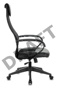 Кресло руководителя Бюрократ CH-608/BLACK спинка сетка черный TW-01 TW-11 искусст.кожа/ткань