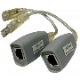 Удлинитель USB 1.1 интерфейса для клавиатуры и мыши по кабелю витой пары (CAT5/5e/6) до 100м, USB звуковые платы и т.д. до 70м