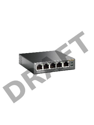 Коммутатор TP-Link SMB TL-SF1005P 5-портовый 10/100 Мбит/с настольный коммутатор с 4 портами PoE 