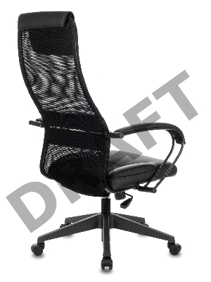 Кресло руководителя Бюрократ CH-608/BLACK спинка сетка черный TW-01 TW-11 искусст.кожа/ткань