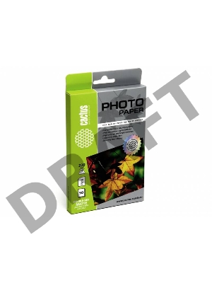 Фотобумага Cactus CS-MA622050DS матовая двусторонняя A6 220 г/м2 50 листов