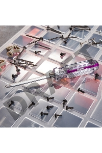 Отвертка  комбинированная, прозрачная рукоятка, двухсторонний стержень 120 мм (крестовая PH 2, шлицевая SL 6 мм) REXANT