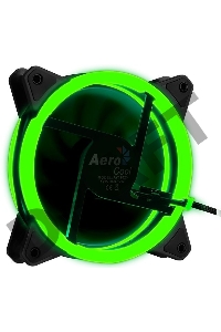 Вентилятор Aerocool REV RGB , 120x120x25мм, 16,8 млн. цветов, RGB подсветка в виде двойного кольца, 3-Pin, 1200 об/мин, 41,3 CFM, 15,1 дБА