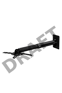 Кронштейн для проектора Buro PR05-B черный макс.13.6кг потолочный поворот и наклон