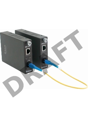 Сетевое оборудование D-Link (DMC-1910T) Конвертер 1G UTP в 1G SM Single Fiber (15km, 1xSC), трансмиттер