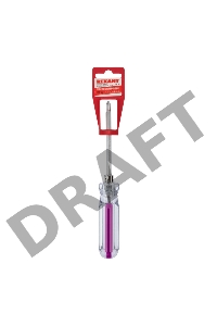 Отвертка  комбинированная, прозрачная рукоятка, двухсторонний стержень 120 мм (крестовая PH 2, шлицевая SL 6 мм) REXANT