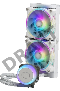 Система охлаждения Cooler Master ML240 ILLUSION White Edition 27mm wide radiator,120mm ARGB Gen2 fan*2,Pump ARGB Gen 2 LED