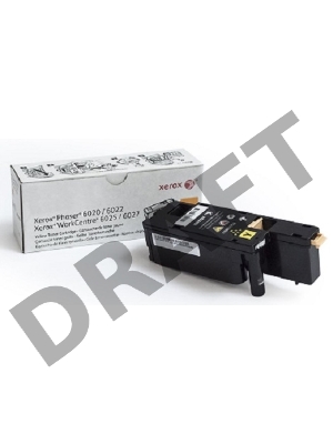 Тонер-картридж XEROX 106R02762 желтый для Phaser 6020/22/WC 6025/27 (1000 стр.)(Channels)