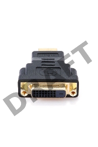 Переходник Gembird Переходник HDMI-DVI  , 19M/25F, золотые разъемы, пакет(A-HDMI-DVI-3)