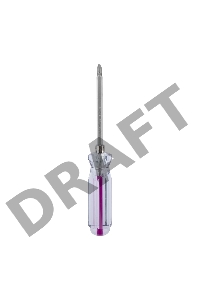 Отвертка  комбинированная, прозрачная рукоятка, двухсторонний стержень 120 мм (крестовая PH 2, шлицевая SL 6 мм) REXANT