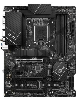 Материнская плата MSI PRO Z790-P WIFI Soc-1700 Intel Z790 4xDDR5 ATX AC`97 8ch(7.1) 2.5Gg RAID+HDMI+DP