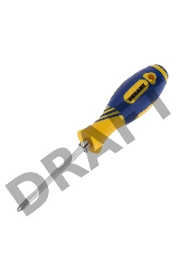 Отвертка комбинированная, двухсторонний стержень 120 мм (Крестовая PH 2, Шлицевая SL 6 мм), двухкомпонентная рукоятка | 12-4741 | REXANT