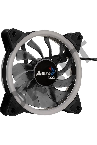 Вентилятор Aerocool REV RGB , 120x120x25мм, 16,8 млн. цветов, RGB подсветка в виде двойного кольца, 3-Pin, 1200 об/мин, 41,3 CFM, 15,1 дБА