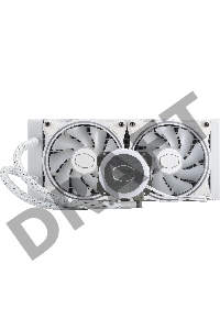 Система охлаждения Cooler Master ML240 ILLUSION White Edition 27mm wide radiator,120mm ARGB Gen2 fan*2,Pump ARGB Gen 2 LED