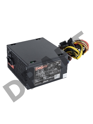 Блок питания 500W Exegate 500NPX, ATX, black,12cm fan, 24+4pin, 6/8pin PCI-E, 3*SATA, 2*IDE, 1*FDD