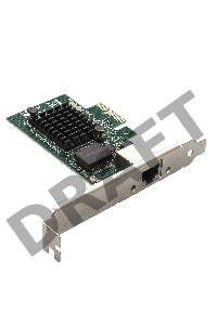 Сетевой адаптер ExeGate EXE-BCM5721 (PCI-E x1, порт 1xRJ45, 10/100/1000Mbps, Gigabit Chipset Broadcom BCM5721)