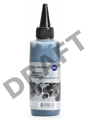 Чернила Cactus CS-I-EPT0821 черный (100мл) Epson Stylus Photo R270/290/RX590