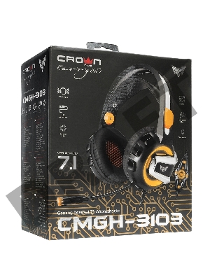 Гарнитура игровая CROWN CMGH-3103 Black&orange