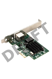 Сетевой адаптер ExeGate EXE-BCM5721 (PCI-E x1, порт 1xRJ45, 10/100/1000Mbps, Gigabit Chipset Broadcom BCM5721)