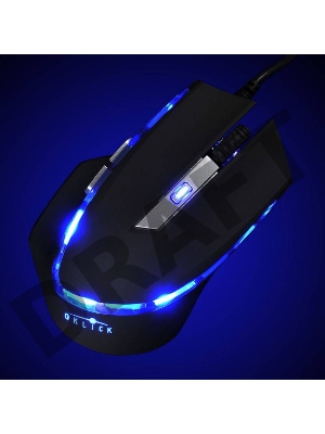 Мышь Oklick 715G Wired Gaming Mouse 6butt, 800/1200/1600 DPI USB