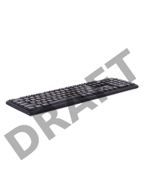 Клавиатура Gembird KB-8320U-Ru_Lat-BL, черный, USB, кнопка переключения RU/LAT,104 клавиши