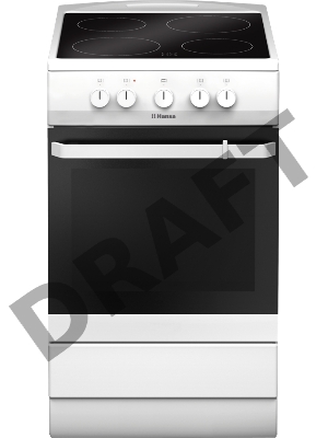 Электрическая плита Hansa FCCW53000 белый