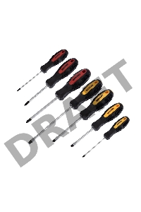 Набор отверток 7 предметов (крестовые и шлицевые) | 12-4703 | REXANT