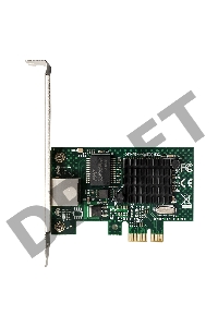 Сетевой адаптер ExeGate EXE-BCM5721 (PCI-E x1, порт 1xRJ45, 10/100/1000Mbps, Gigabit Chipset Broadcom BCM5721)