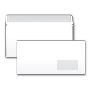 Конверт 125638 E65 110x220мм с правым окном белый силиконовая лента 80г/м2 (pack:1000pcs)   