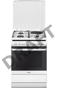 Плита Комбинированная Hansa FCMW64040 белый