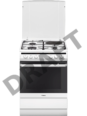 Плита Комбинированная Hansa FCMW64040 белый