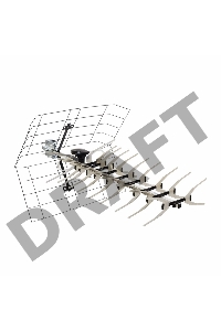 ТB антенна наружная для цифрового телевидения DVB-T2, RX-412-1 REXANT