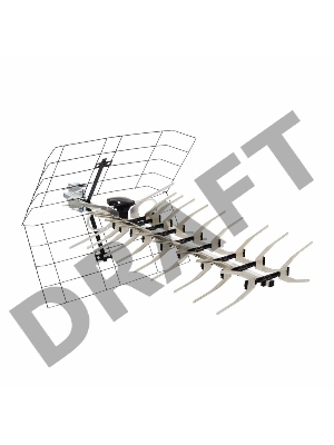 ТB антенна наружная для цифрового телевидения DVB-T2, RX-412-1 REXANT